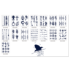 herbal tattoo stickers ZXLM-0001-0036