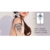 Herbal Tattoo Stickers | Mystic Moon Blossom - WM-G35