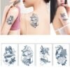 Herbal Tattoo Stickers | Serenity of the Samurai Geisha - WM-G52