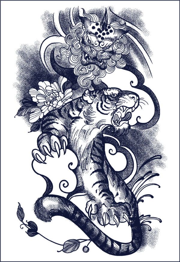 Herbal Tattoo Stickers | Mystic Harmony- GZ-045