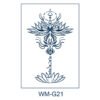 Herbal Tattoo Stickers | Ethereal Bloom Tattoo - WM-G21