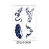 Herbal Tattoo Stickers Mythical Elegance – ZXLM-0006