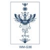 Herbal Tattoo Stickers | Sacred Lotus Harmony - WM-G36 Herbal Tattoo Stickers | Sacred Lotus Harmony - WM-G36