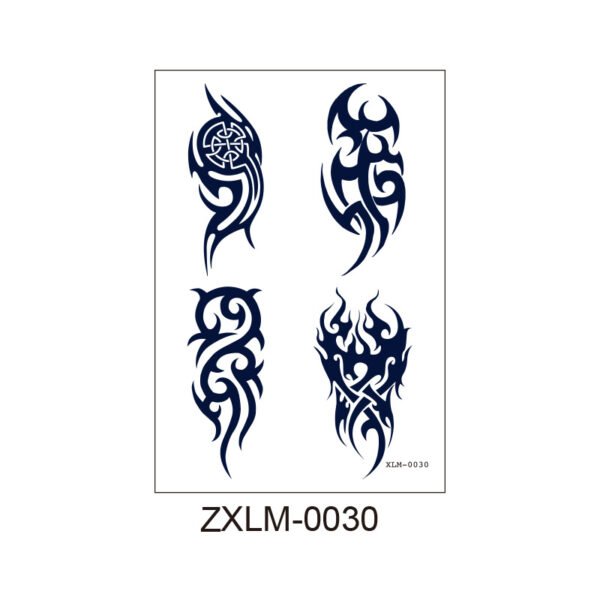 Herbal Tattoo Stickers | Tribal Flame & Celtic Series ZXLM-0030