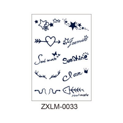 Herbal Tattoo Stickers | Cute & Inspirational Series ZXLM-0033