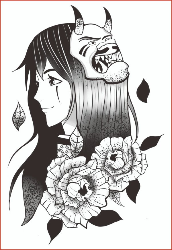 Herbal Tattoo Stickers | Duality of the Soul - WM-G46