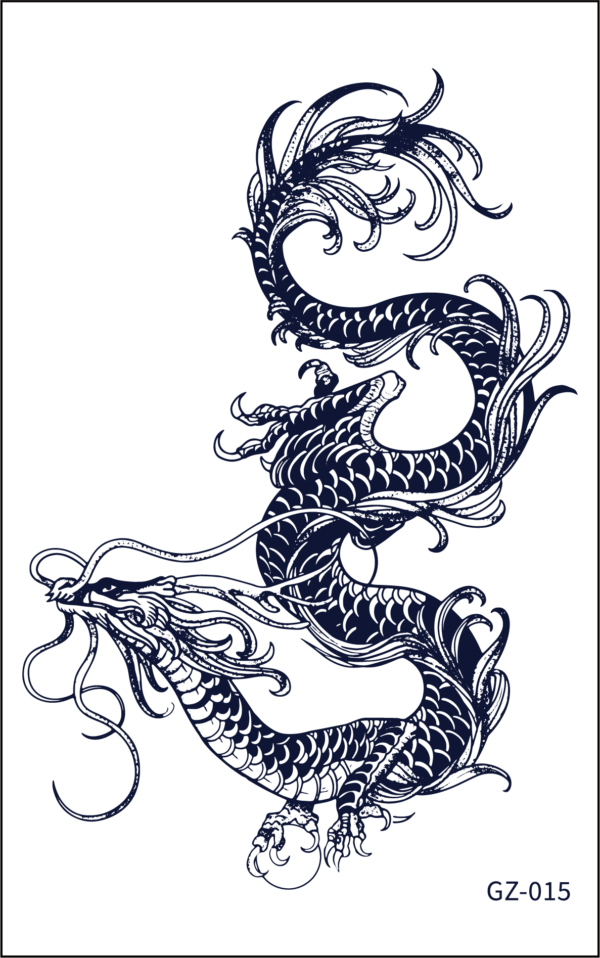 Herbal Tattoo Stickers | Celestial Dragon- GZ-015