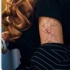 Floral Jewel Chandelier Henna Tattoo Sticker - SY-B109