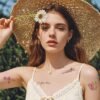 Elegant Floral & Script Temporary Tattoos – SYB-136 🌿