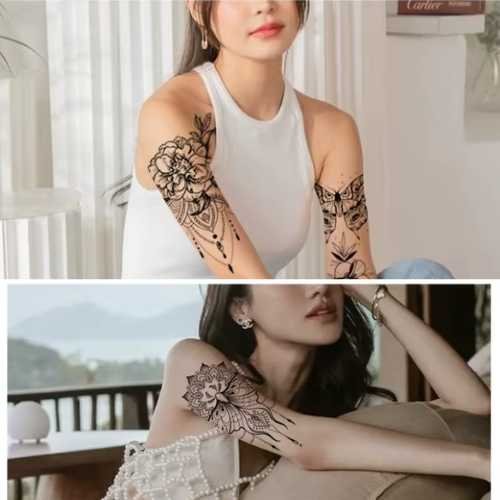 Floral Arm - Enchanted Fox & Floral Elegance - T-062