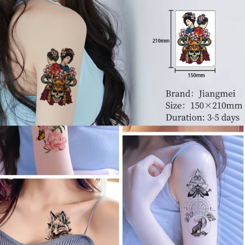 FemmeGlo Arm - Duality of Fate Hannya & Skull - T-252