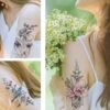 Floral Jewel Chandelier Henna Tattoo Sticker - SY-B109