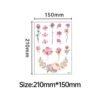 Elegant Floral & Script Temporary Tattoos – SYB-136 🌿