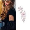 Floral Jewel Chandelier Henna Tattoo Sticker - SY-B109