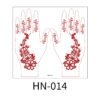 Blooming Elegance Henna Tattoo Stickers - HN-014
