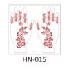 Rose Garden Henna Tattoo Stickers - HN-015