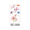 Wild Bloom – Watercolor Floral Tattoo Stickers - SC-009