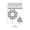 Lace Flower & Ornamental Henna Tattoo Stickers - SY-B117