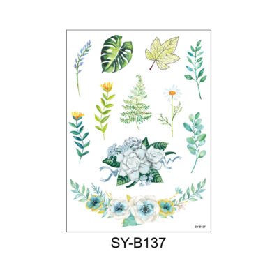 Botanical Bliss Temporary Tattoos – B137