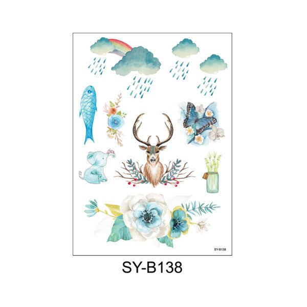 Dreamy Nature Temporary Tattoos – B138