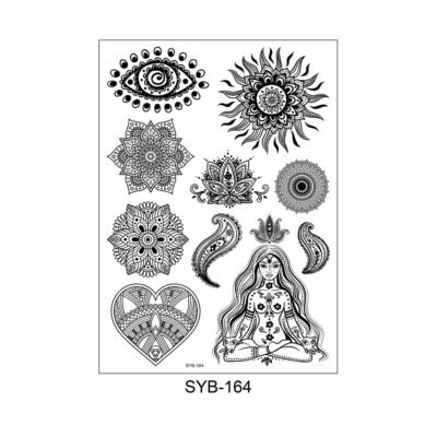 Bohemian Spiritual Tattoo Set – SYB-164