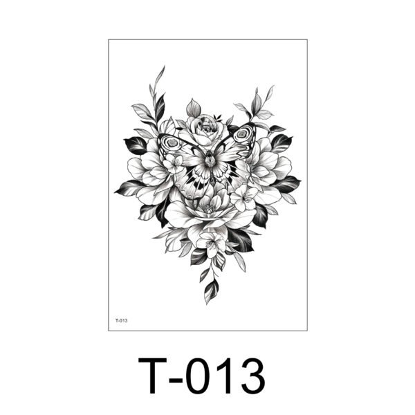 Floral Arm - Butterfly in Bloom - T-013
