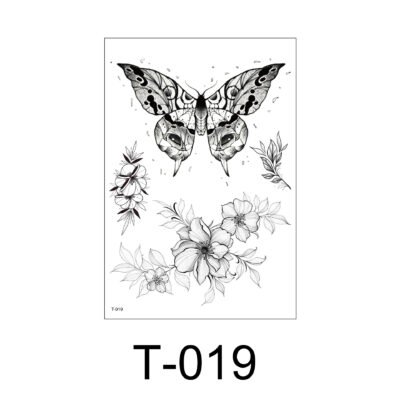 Floral Arm - Celestial Butterfly & Bloom - T-019