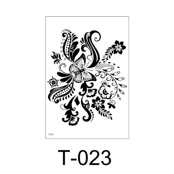 Floral Arm - Floral Harmony Butterfly - T-023