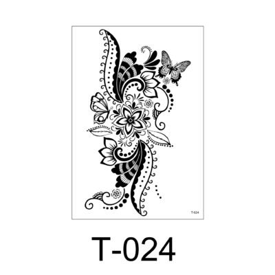 Floral Arm - Floral Whimsy & Butterfly - T-024