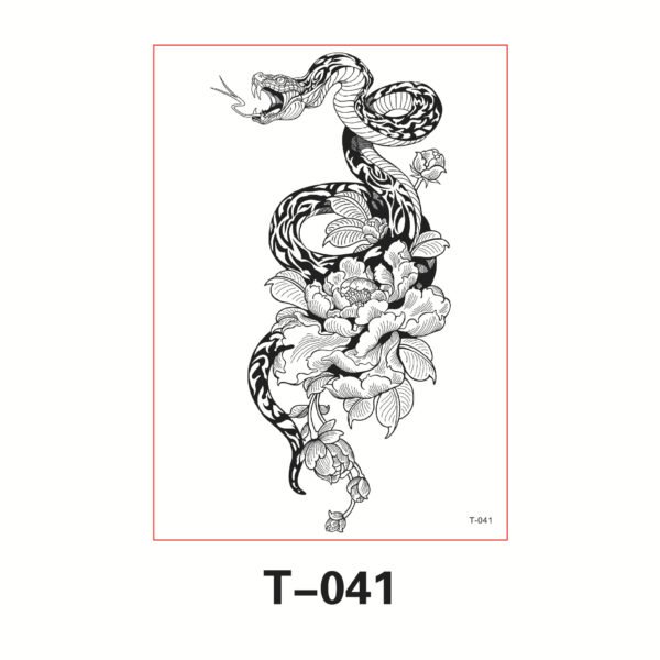 Floral Arm - Serpent & Bloom - T-041