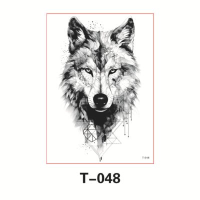 Floral Arm - Geometric Lone Wolfl - T-048