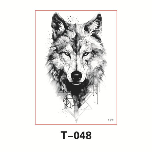 Floral Arm - Geometric Lone Wolfl - T-048