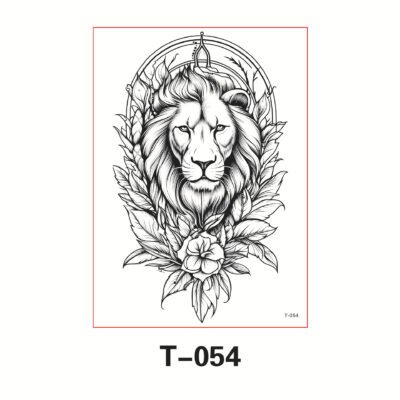 Floral Arm - Majestic Lion & Floral Crown - T-054