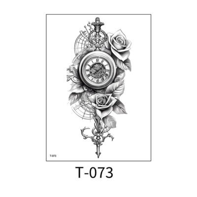 Floral Arm - Eternal Time & Roses- T-073