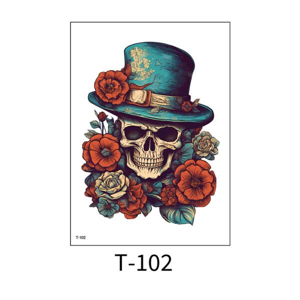 Arted Arm - Vintage Skull Elegance - T-102