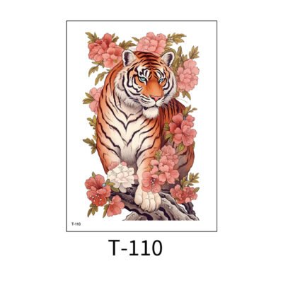 Arted Arm - Floral Tiger Majesty - T-110
