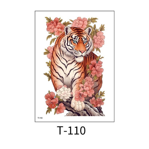 Arted Arm - Floral Tiger Majesty - T-110