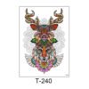 FemmeGlo Arm - Majestic Fusion Deer & Tiger Mandala - T-240