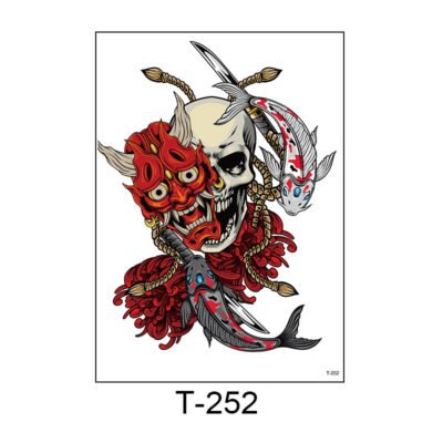 FemmeGlo Arm - Duality of Fate Hannya & Skull - T-252