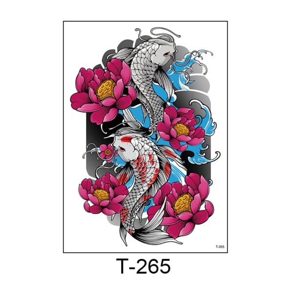 FemmeGlo Arm - Koi Harmony Japanese Koi & Lotus - T-265