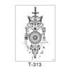 Spirit Guardian – Fox & Dreamcatcher Tattoo Sticker - T-313