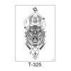 Celestial Wisdom – Owl & Sacred Geometry Tattoo Sticker