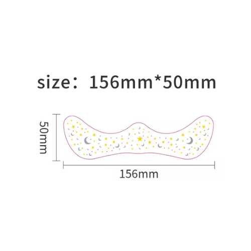 Silver Glow Freckles Sticker – Shimmering Temporary Face Tattoo  - TJ-020