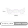Silver Glow Freckles Sticker – Dazzling Temporary Face Tattoo - TJ-023