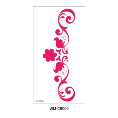 Floral Elegance Waist Tattoo Sticker – WM-CR009