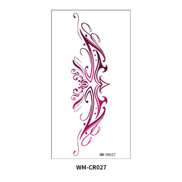 Mystic Flame Waist Tattoo Sticker – WM-CR027