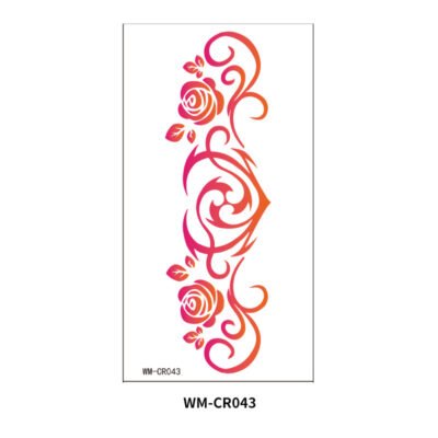 Rose Embrace Waist Tattoo Sticker – WM-CR043