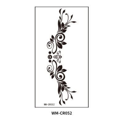 Midnight Bloom Waist Tattoo Sticker– WM-CR052