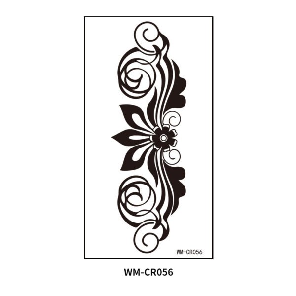 Ethereal Blossom Waist Tattoo Sticker– WM-CR056