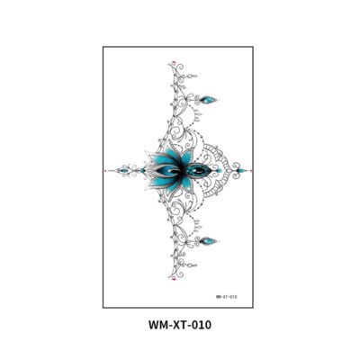 Mystic Bloom Breast Tattoo Sticker – WM-XT-10